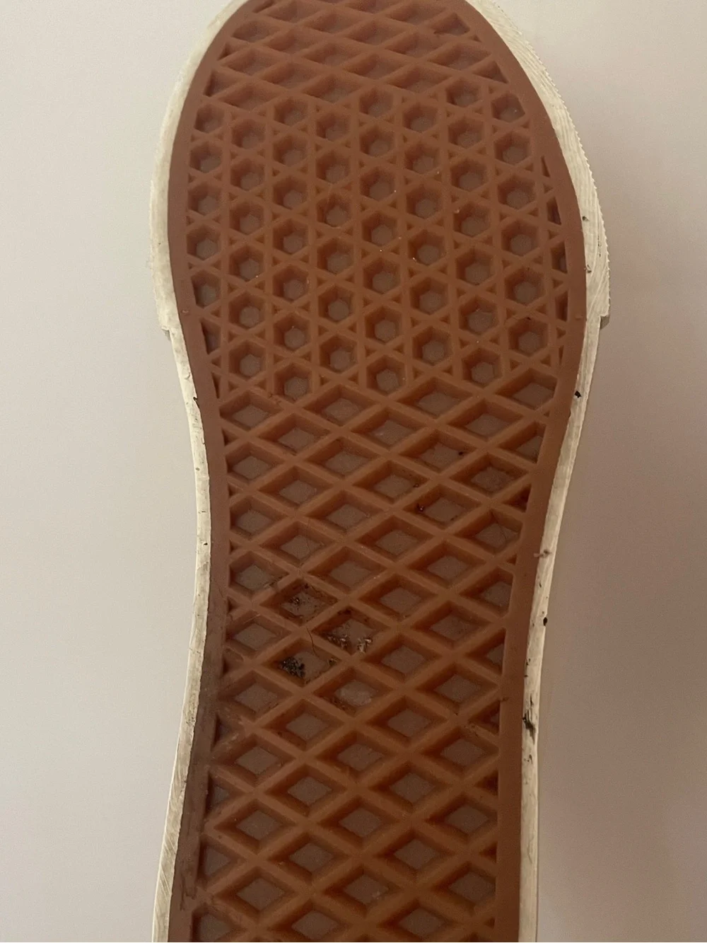 Vans Classic Slip-On Stackform Tonal Checkerboard White Platform 7.5 - Picture 4 of 4